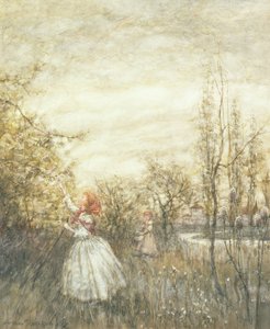 زهر العسل ، 1905 (مرحاض مرتفع باللون الأبيض ويتوقف على الورق) بواسطة آرثر راكهام