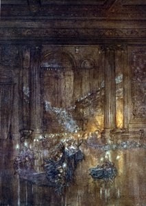 رسم إيضاحي لآرثر راكهام (1867-1939) لحلم ليلة صيفية بقلم ويليام شكسبير بواسطة آرثر راكهام