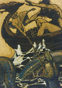 رسم توضيحي لـ The Edda بواسطة آرثر راكهام
