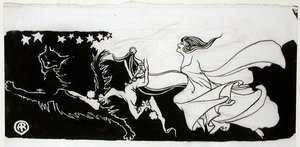 Starlight Frolics (قلم وحبر على ورق) بواسطة آرثر راكهام