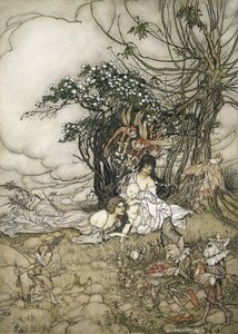 The Changeling، 1905 (مرحاض وقلم وحبر على ورق) بواسطة آرثر راكهام