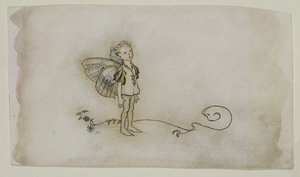 The Fairies Thing ، من A Midsummer Nights Dream ، تم نشره عام 1908 (قلم وحبر ومرحاض على ورق) بواسطة آرثر راكهام