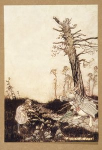 لماذا ماري آن ، ماذا تفعلين هنا ؟، من Alices Adventures in Wonderland ، بقلم لويس كارول ، pub.1907 بواسطة آرثر راكهام