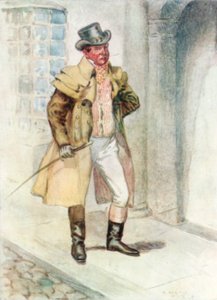 رسم توضيحي لدير Northanger لجين أوستن بواسطة آرثر واليس ميلز