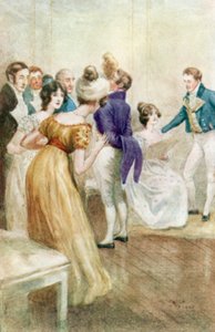 رسم توضيحي لدير Northanger لجين أوستن بواسطة آرثر واليس ميلز