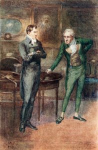 رسم توضيحي لدير Northanger لجين أوستن بواسطة آرثر واليس ميلز
