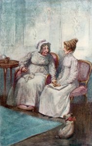 رسم توضيحي لدير Northanger لجين أوستن بواسطة آرثر واليس ميلز