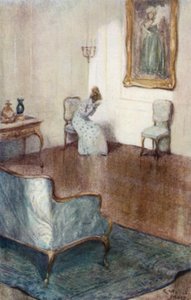 رسم توضيحي لدير Northanger لجين أوستن بواسطة آرثر واليس ميلز