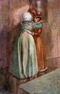 رسم توضيحي لدير Northanger لجين أوستن بواسطة آرثر واليس ميلز