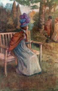 رسم توضيحي لدير Northanger لجين أوستن بواسطة آرثر واليس ميلز