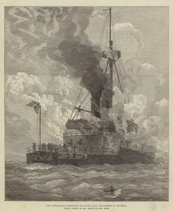 انفجار المراجل البخارية على متن HMS Thunderer في Spithead بواسطة آرثر ويلينجتون فاولز