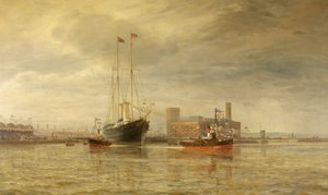 افتتاح Royal Edward Dock ، أفونماوث ، 9 يوليو
