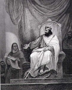 أصدر شارلمان (742-814) عاصمة هيرستال عام 779 ، نقشها لوكلير (نقش) بواسطة آري (بعد) شيفر