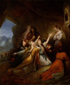 النساء اليونانيات يتوسلن في عذراء المساعدة ، 1826