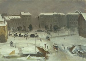 ساحة Belle-Alliance في برلين ، 1870