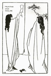 تكرار لـ Tristan und Isolde ، توضيح من "The Savoy" ، 1896 بواسطة اوبري بيردسلي