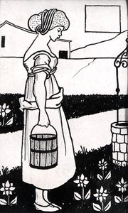 عنوان الفصل لـ "Le Morte d'Arthur" بواسطة اوبري بيردسلي
