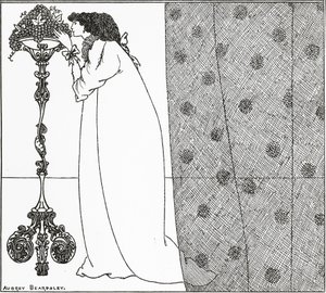 تصميم الغلاف لـ "ذا سافوي" ، 1896 بواسطة اوبري بيردسلي