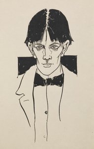 بورتريه من كتاب مكون من خمسين رسما بواسطة اوبري بيردسلي