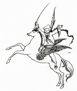 عفريت بيغاسوس 1894 بواسطة اوبري بيردسلي