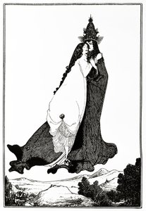 الوردة المقدسة ليما ، c.1894 بواسطة اوبري بيردسلي