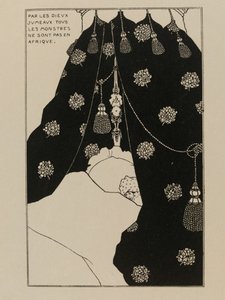 بورتريه ذاتي في السرير صورة ذاتية في السرير ، 1894. بواسطة اوبري بيردسلي