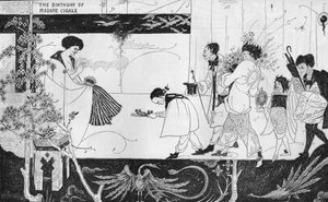 عيد ميلاد مدام سيغال ، c1893 بواسطة اوبري بيردسلي