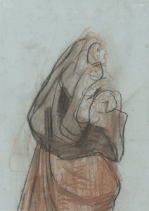 امرأة تبحث