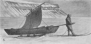 شراع مع زلاجات. جنوب كيب ريشتهوفن. 6 يونيو 1896 ، 1897