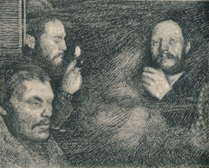 دخان في لوح الإطارات ، c1893-1896 ، 1897