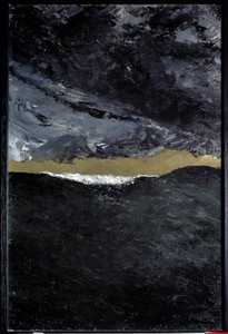 الموجة السابعة. اللوحة بواسطة August Strindberg (1849-1912) Ec. رفع دعوى قضائية.
