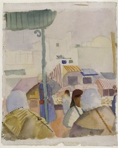 سوق تونس الثاني 1914 بواسطة أغسطس ماكي