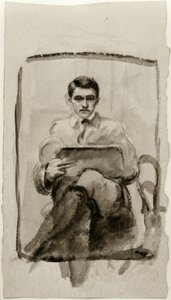 صورة ذاتية ، رسم بواسطة أغسطس ماكي