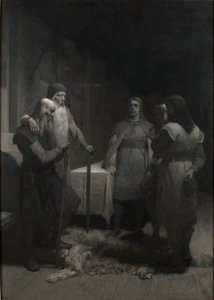 ملحمة Frithiof: King Bele و Thorsten Vikingsson ، 1880.