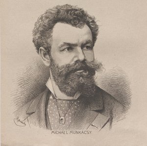 صورة للفنان ميهالي فون مونكاسي 1844-1900 ، 1880. بواسطة أغسطس شوبرت