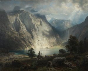 Obersee بالقرب من Berchtesgaden بواسطة أغسطس فيلهلم ليو