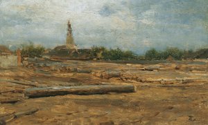 Lumberyard بالقرب من Szolnok بواسطة أغسطس فون بيتنكوفن