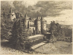 شاتو على ارتفاع بواسطة Auguste Boulard