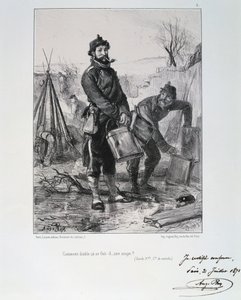 جنود الحرس الوطني ، حصار باريس ، 1870-1871 بواسطة أوغست بري