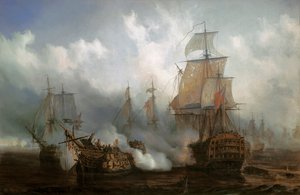 The Redoutable في معركة الطرف الأغر ، 21 أكتوبر