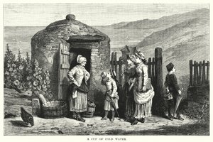 كوب ماء بارد (نقش) بواسطة أوغست فرانسوا (بعد) لابي