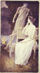 Andante Nocturne ، من L'Estampe Moderne ، نُشرت في باريس 1897-99 (لون ليثو)