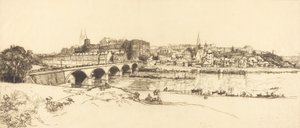 أنجيه - منظر بانورامي للغضب - منظر بانورامي ، 1912. بواسطة أوغست ليبير