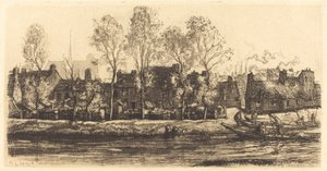 بنوك السوم في Amiens Banks of the Somme at Amiens ، 1907. بواسطة أوغست ليبير