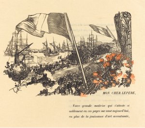 صفحة التفاني ، تم نشرها عام 1900. بواسطة أوغست ليبير