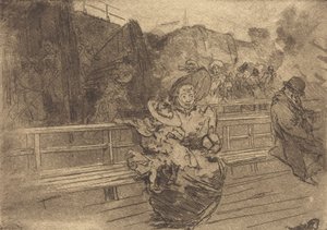 رحيل غرينتش مغادرة صب غرينتش ، 1891. بواسطة أوغست ليبير