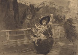 رحيل غرينتش مغادرة صب غرينتش ، 1891. بواسطة أوغست ليبير