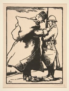 Le G؟ n؟ ral Joffre d؟ core (General Joffre Decorates) ، من La Guerre de 1914 ، السلسلة الأولى ، لا. 12 بواسطة أوغست ليبير