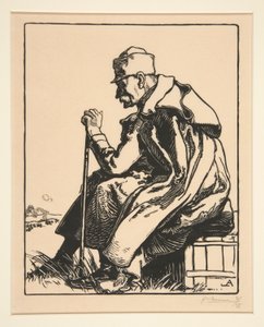 Le Roi de Serbie (ملك صربيا) ، من La Guerre de 1914 ، السلسلة الأولى ، رقم 4 بواسطة أوغست ليبير