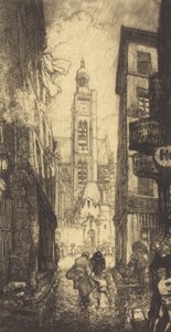 Rue de la Montagne-Sainte-Genevieve ، باريس ، 1906. بواسطة أوغست ليبير